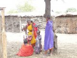 Maisons dans un village massai - Kenya