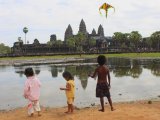 Siem Reap Cambodge novembre 2013 devant le temple d'Angkor Wat