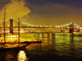 NEW YORK : Le &quot;Brooklyn bridge&quot; dans toute sa splendeur.