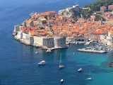 Vue plongeante sur la ville de Dubrovnik