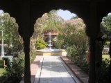 jardin dans un hotel a Jaipour en Inde